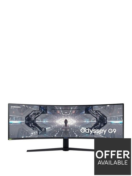 front image of samsung-g95t-49-inchnbspdqhd-5120-x-1440-240hz-odyssey-curvednbspgaming-monitor