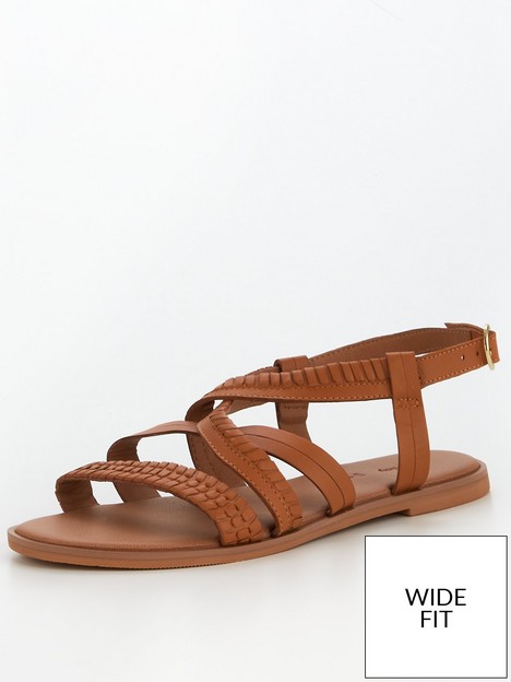 everyday-wide-fit-leather-strappy-sandal-tan