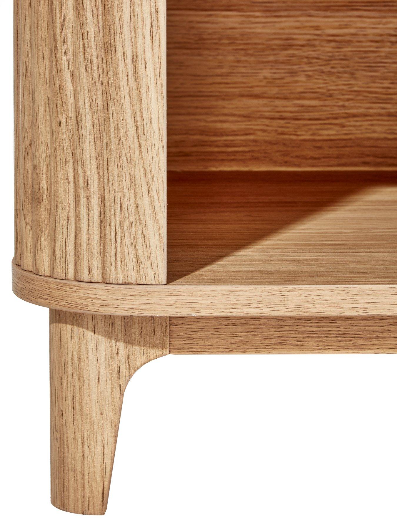  image of very-home-carina-1-drawer-bedside-chest-oak-fscreg-certified