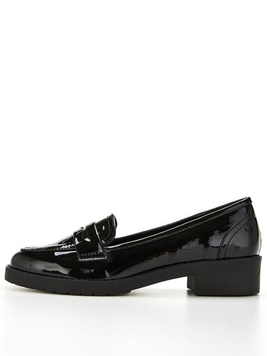 front image of everyday-chunky-penny-loafer