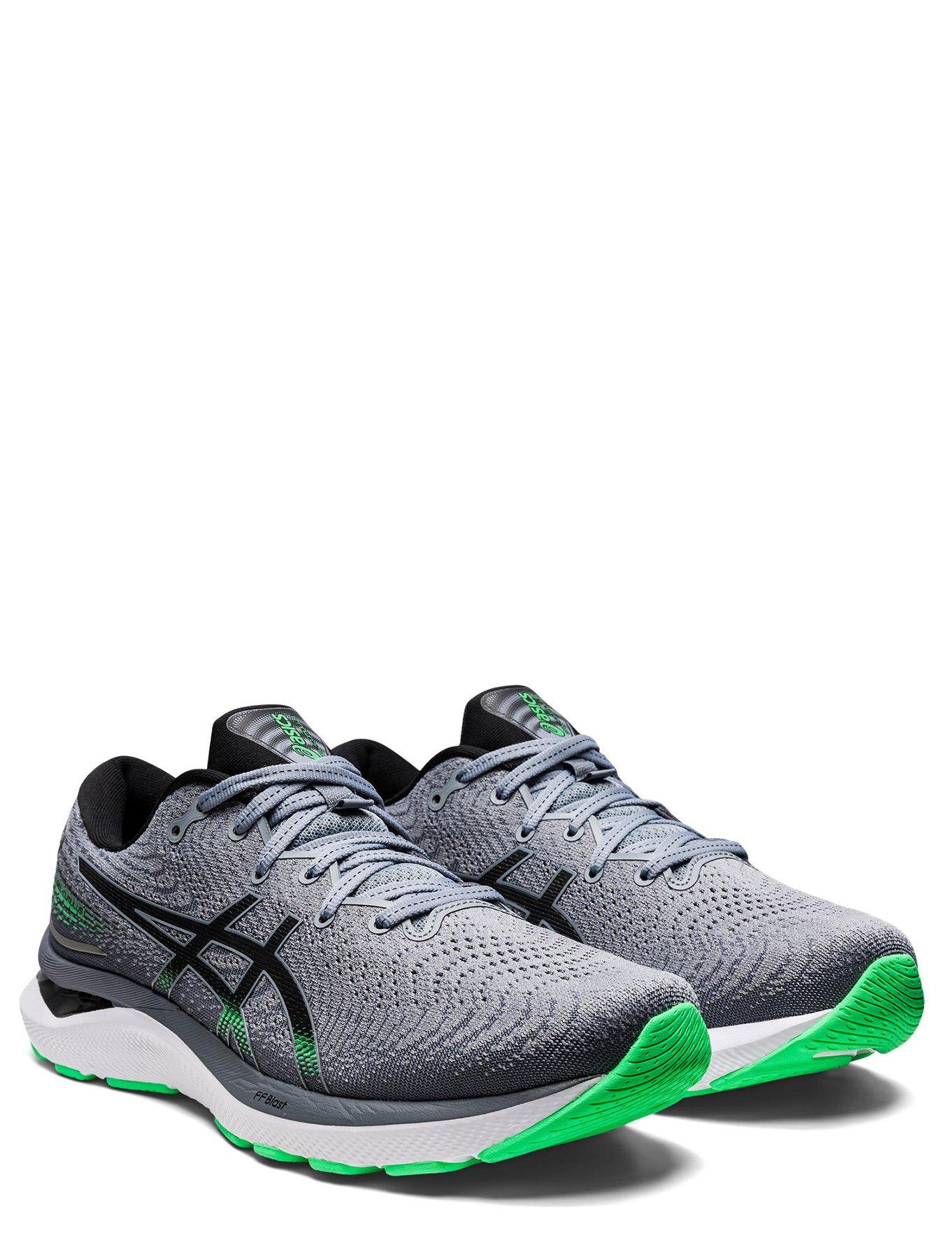 Asics grey green sale