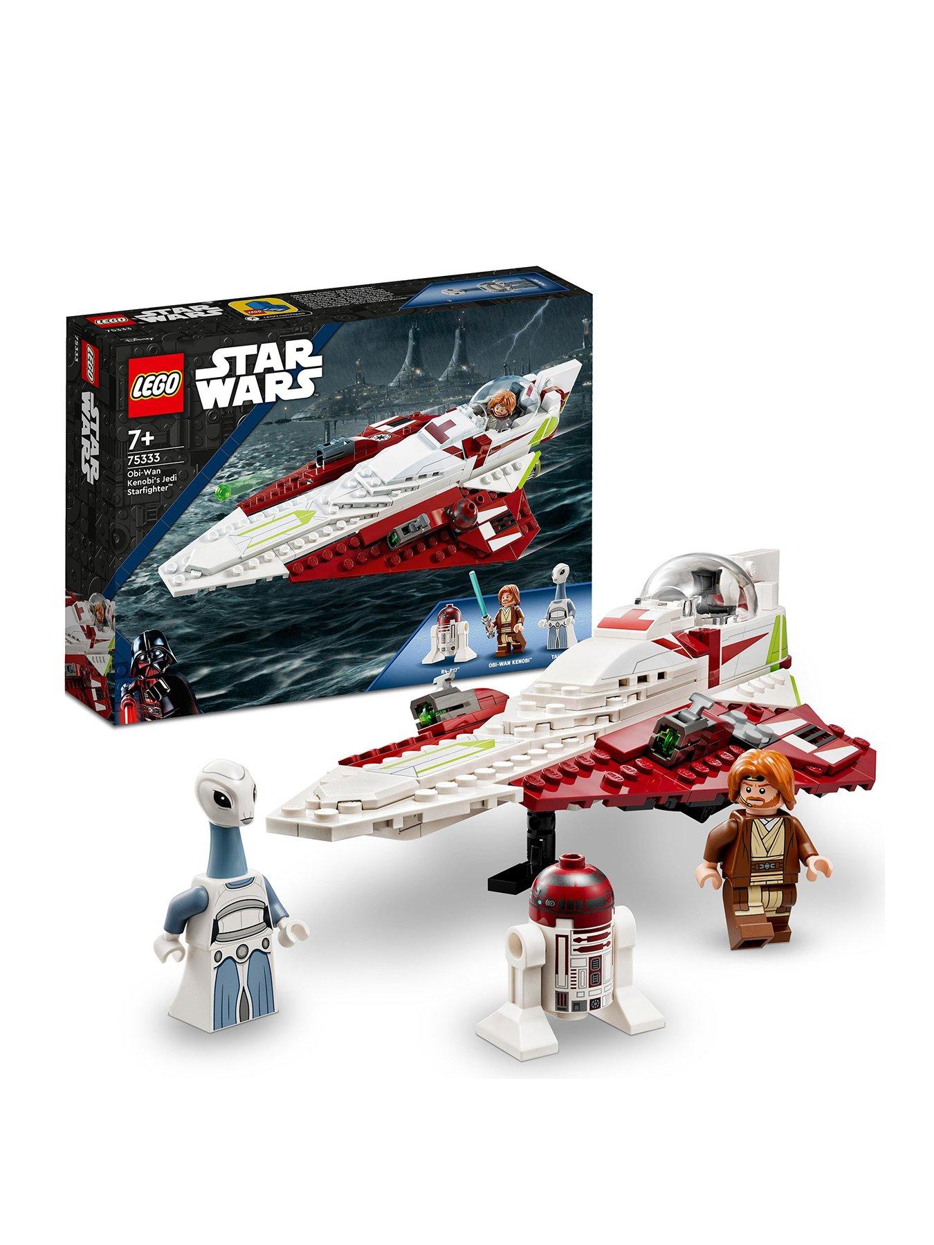 Hyperdrive Lego Obi Wan Star Fighter Jedi Interceptor Blue Star