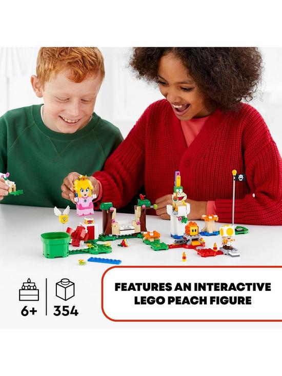 back image of lego-super-mario-adventures-with-peach-starter-course