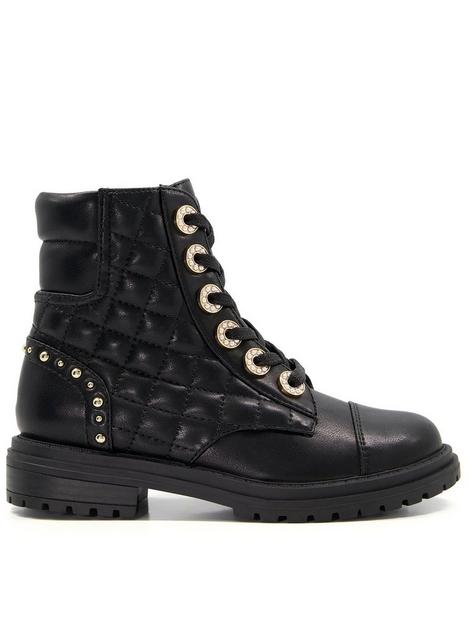 dune-london-pearl-eyelet-quilted-ankle-boot-black