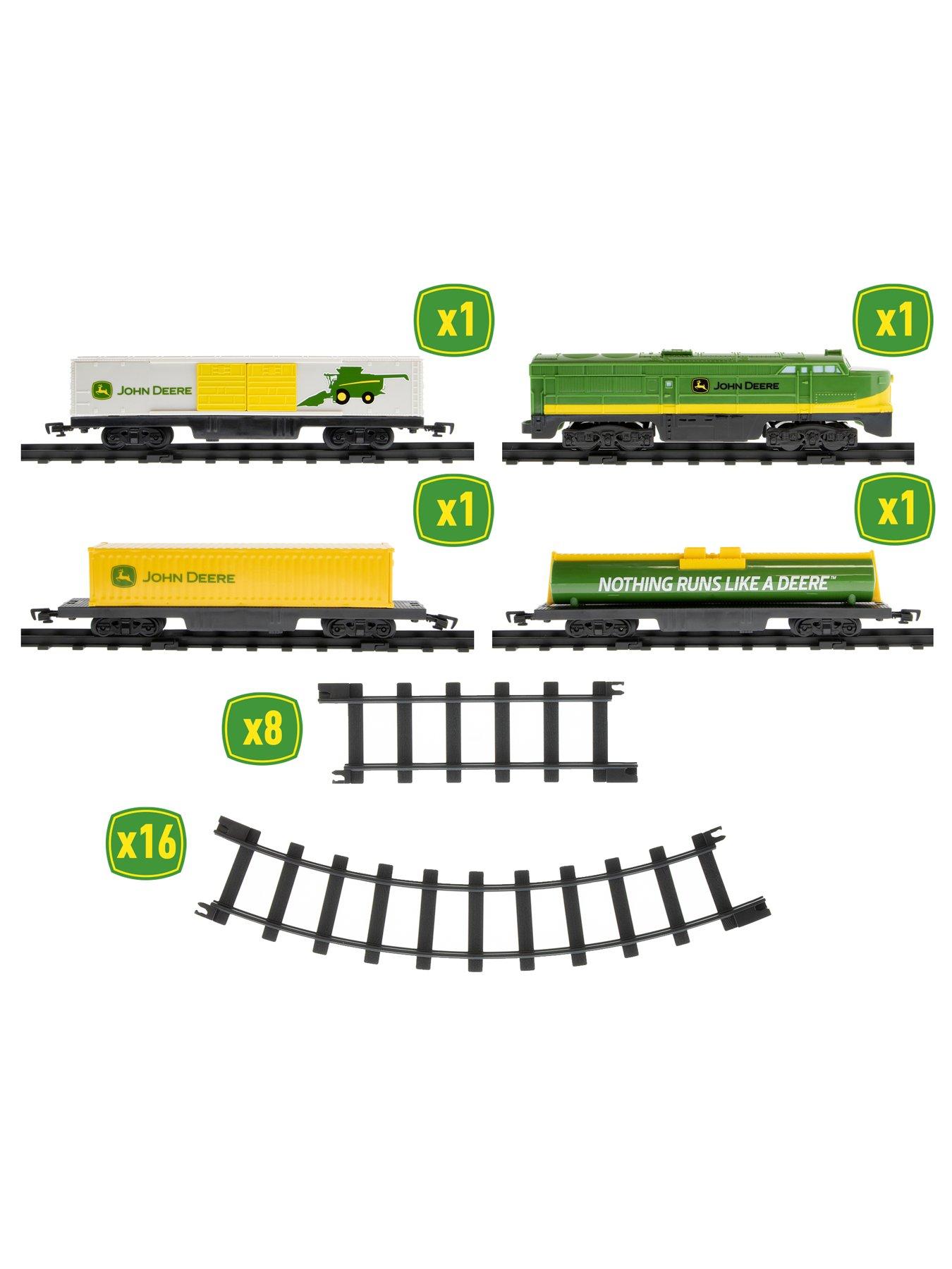John Deere 28-Piece Train Set | Littlewoods