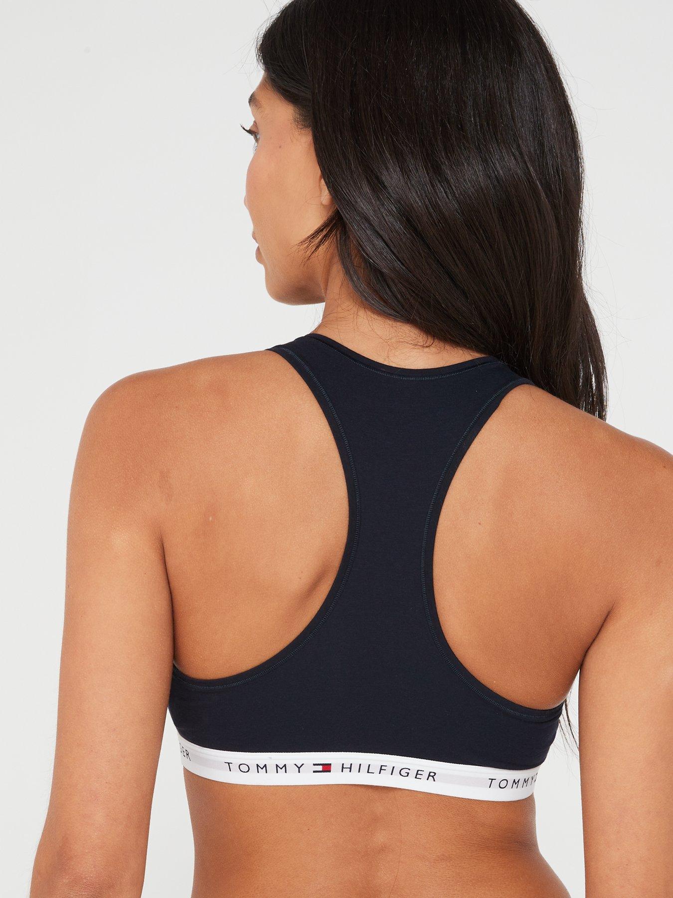 Image 2 of 4 of Tommy Hilfiger Tommy Icons Unlined Bralette - Navy