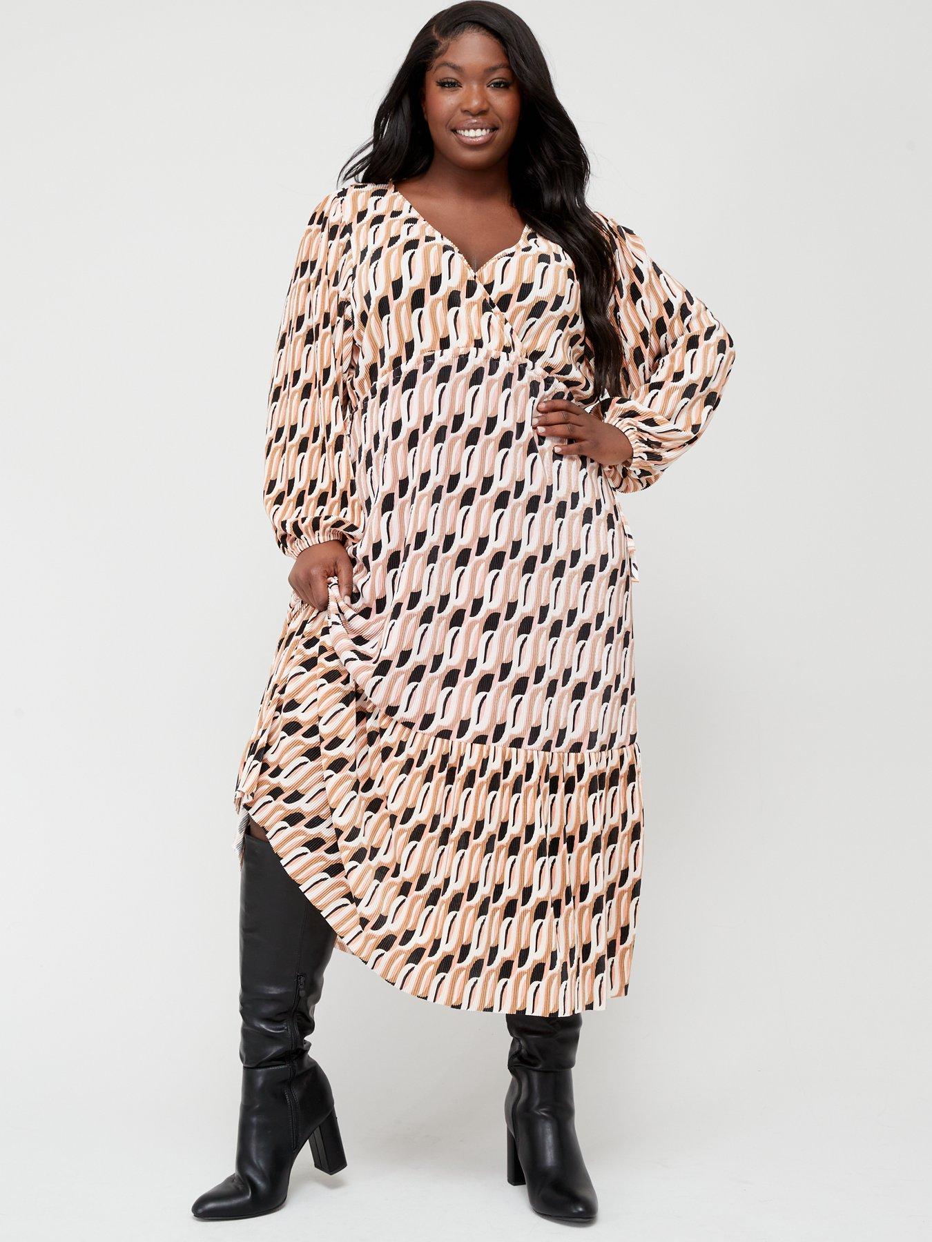 Plus size store multi wrap dress