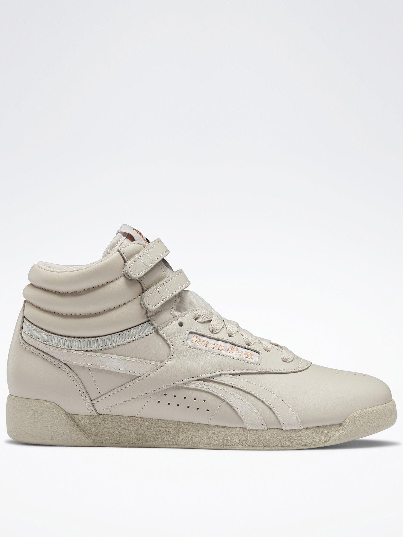 Reebok high tops clearance mujer beige