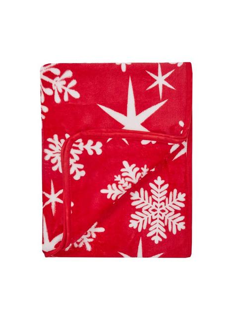 very-home-christmas-snow-flake-throw-in-red