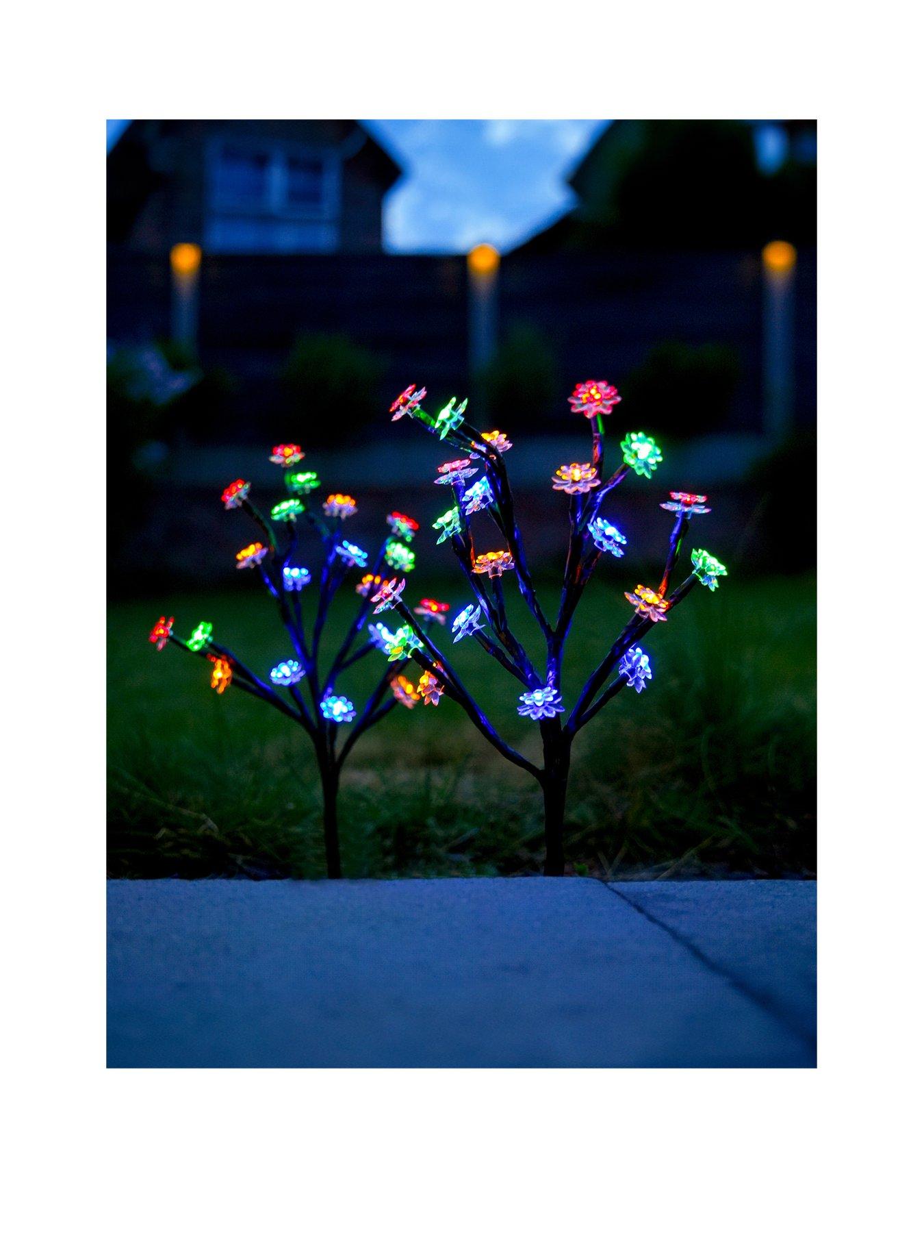 Streetwize Solar Flower Tree Lights - Pack of 2