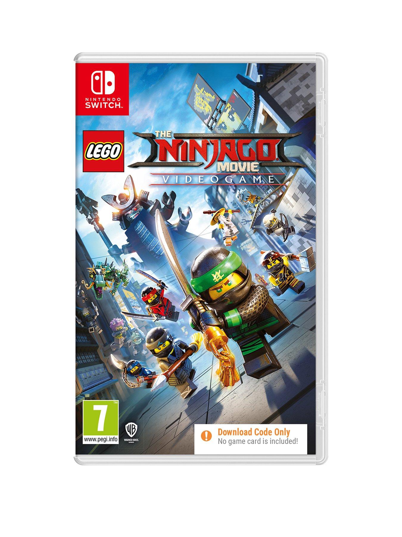 Nintendo Switch LEGO NINJAGO Movie Video Game Code in Box