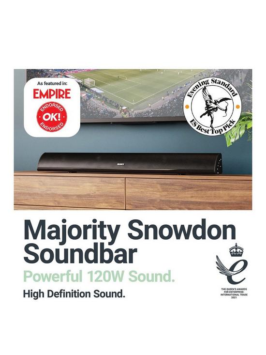 stillFront image of majority-snowdon-2-bluetooth-soundbar-120w