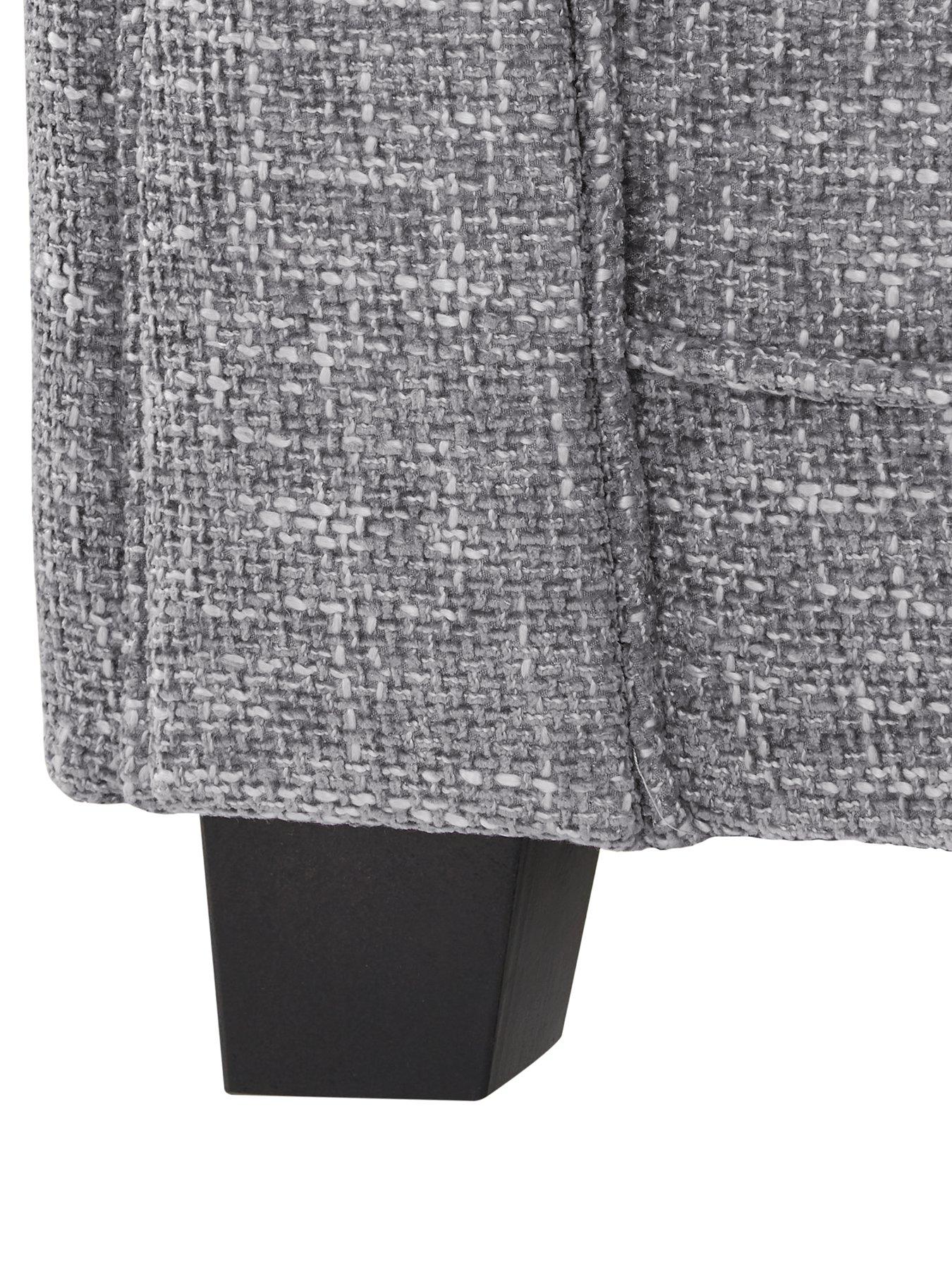 Image 5 of 6 of Very Home Dury Chunky Weave Armchair - Grey&nbsp;- FSC&reg; Certified