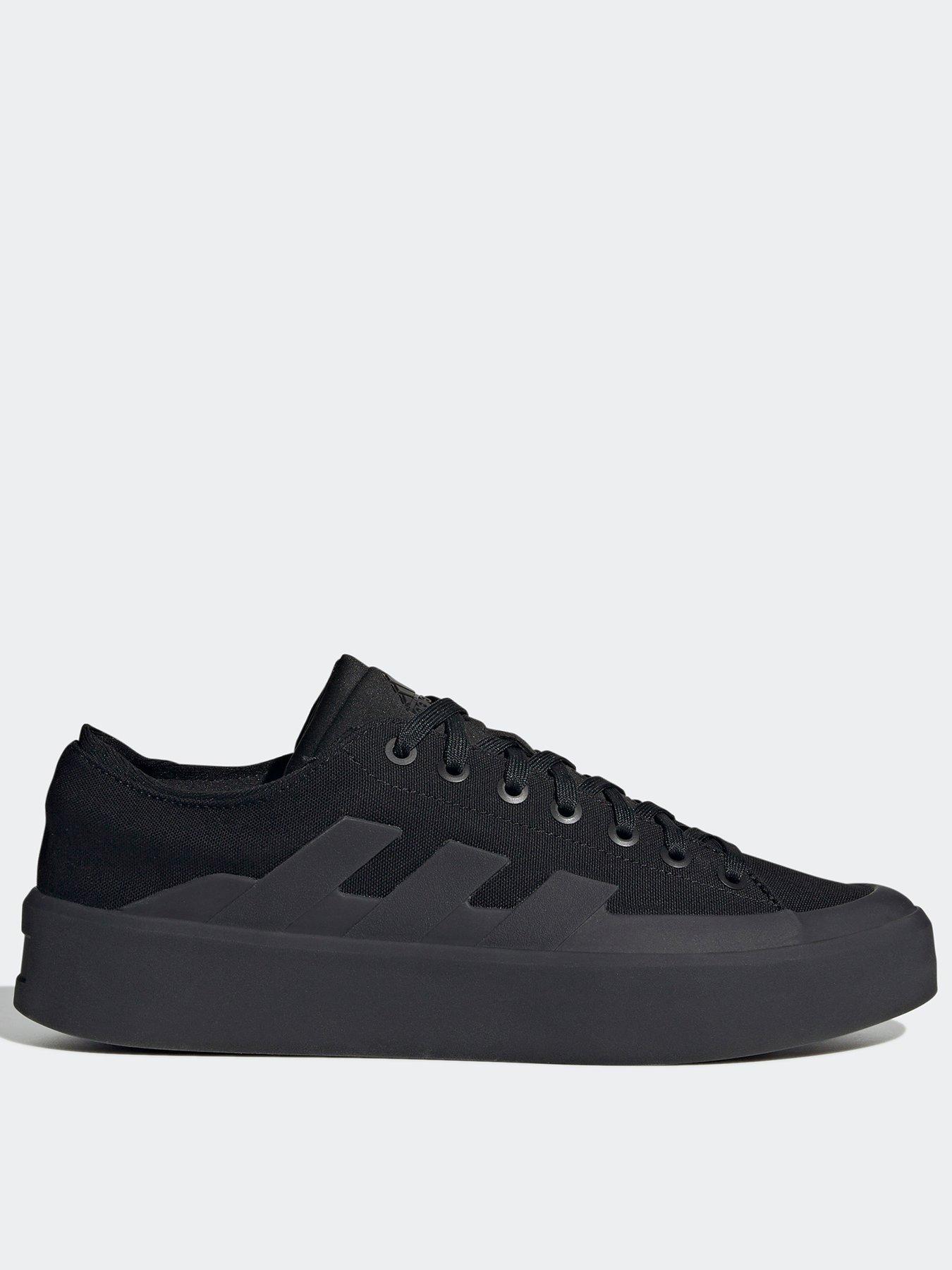 Black adidas hotsell trainers sale