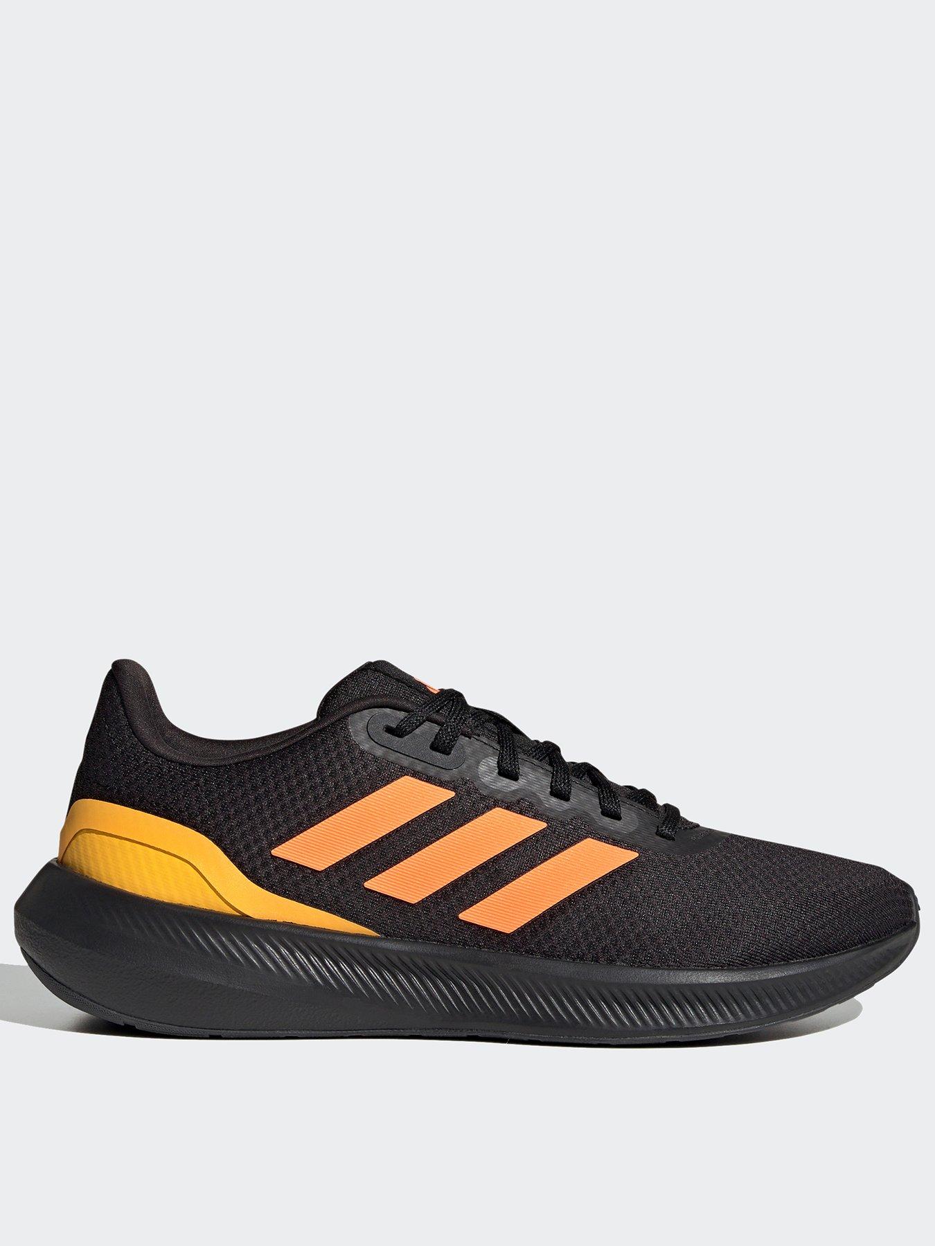 Adidas orange and black sales trainers