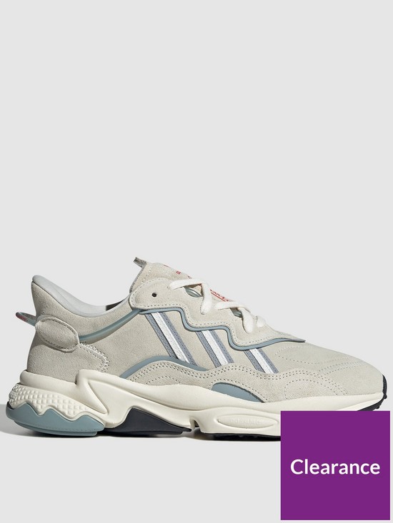 front image of adidas-originals-ozweego-trainers-white