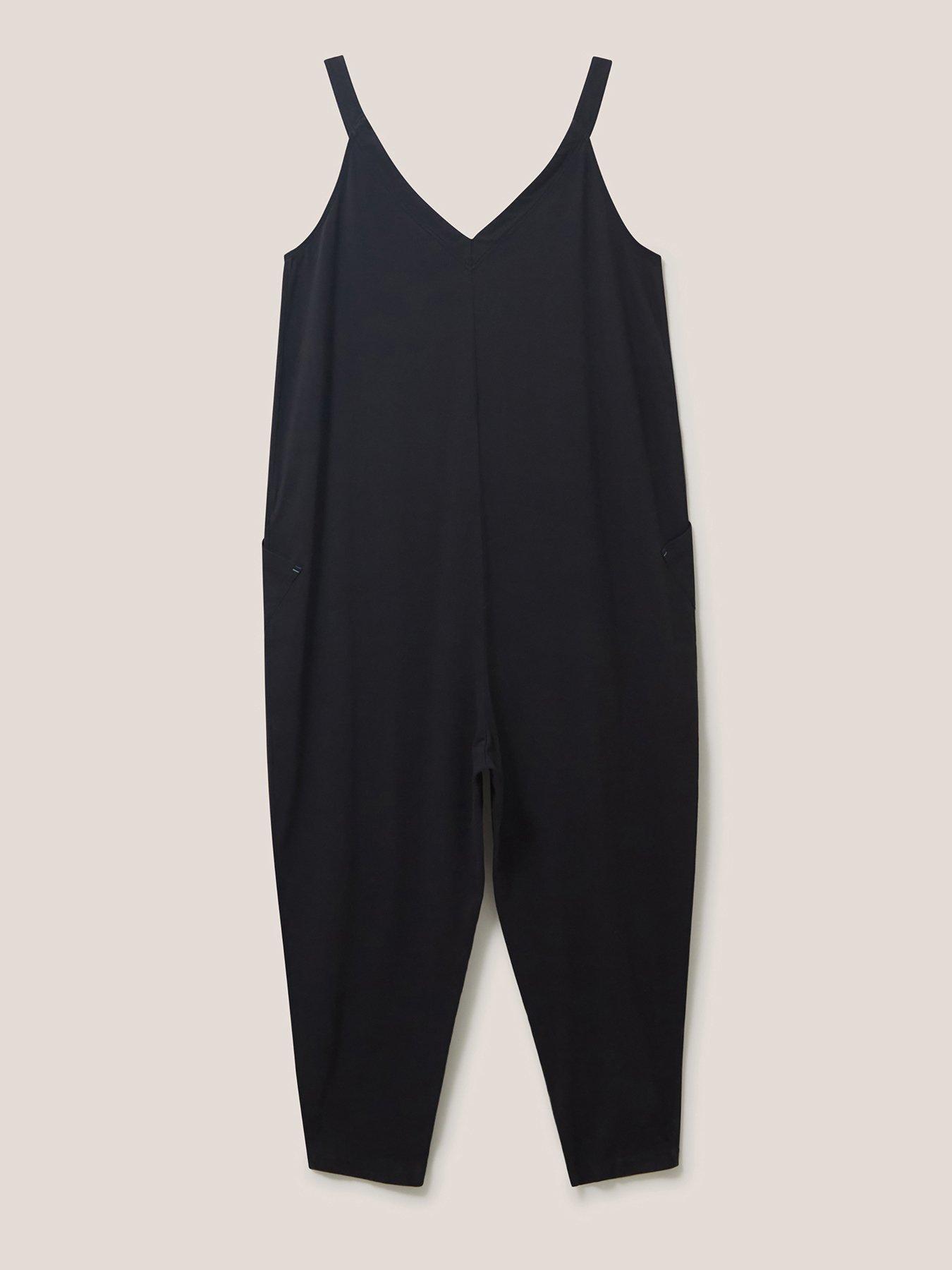  image of white-stuff-selina-jersey-jumpsuit-black