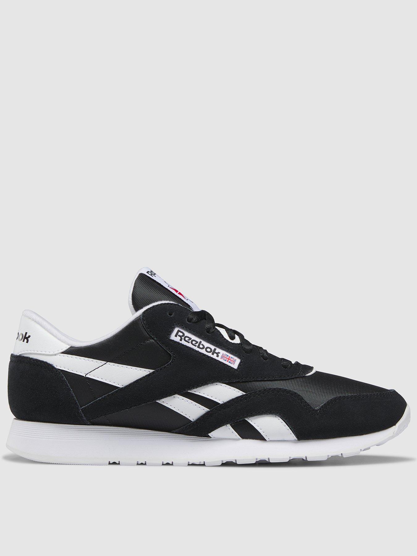 Reebok Classic Nylon - Black/White | littlewoods.com