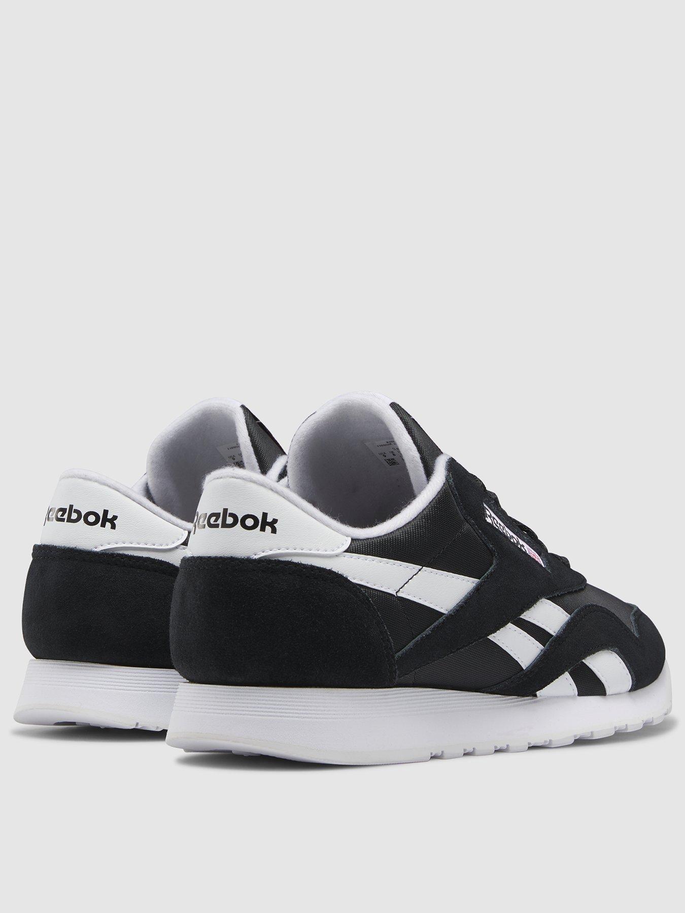 Reebok store black white