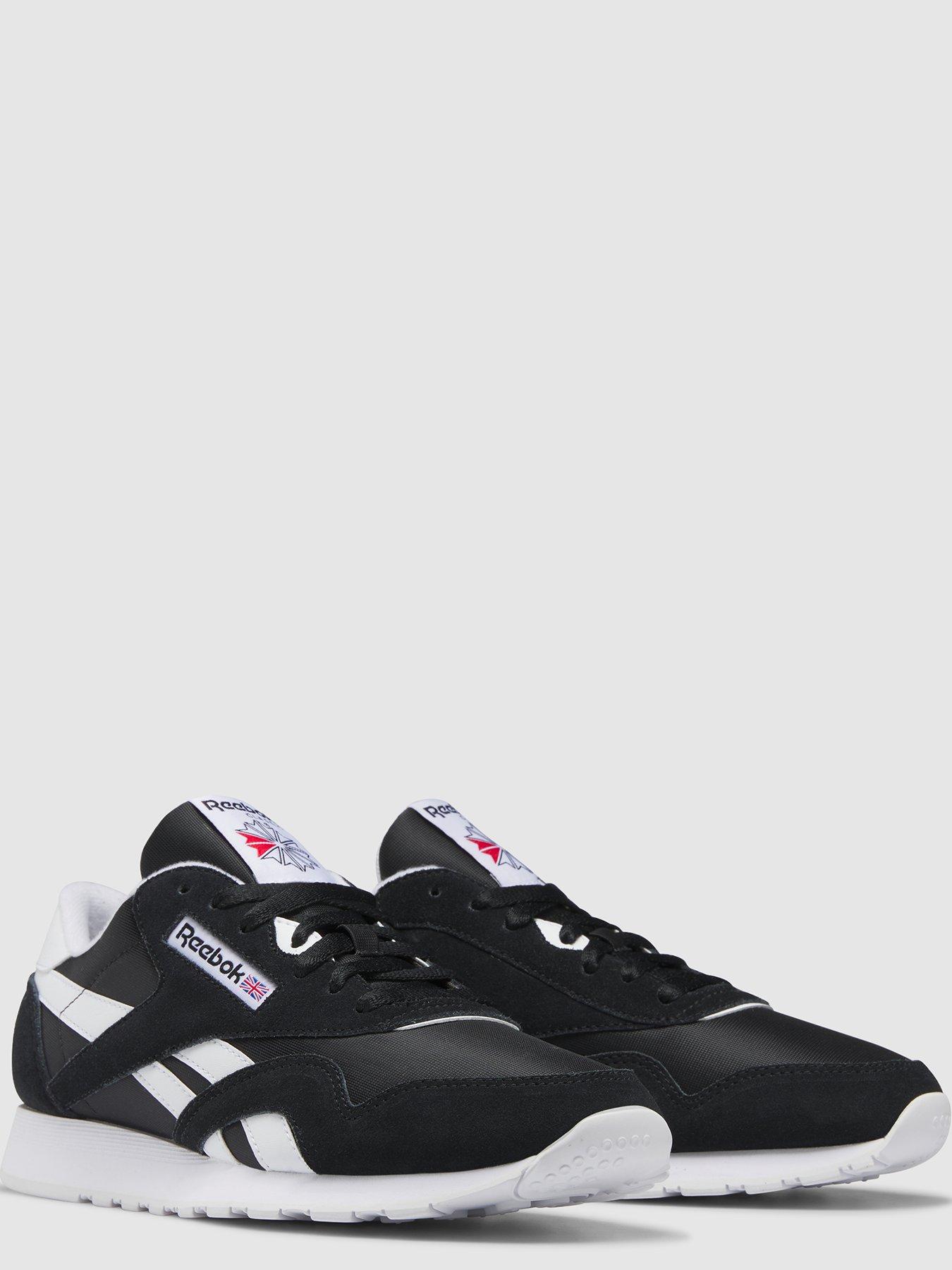Reebok cl nylon black deals
