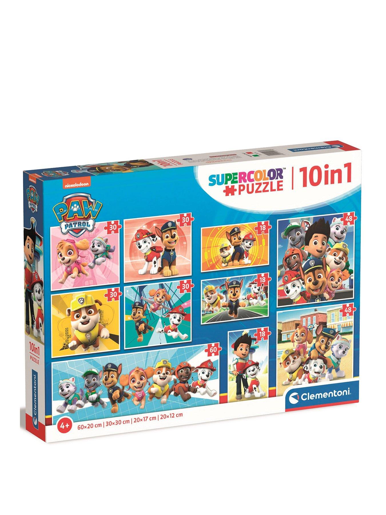 Image 1 of 5 of Paw Patrol 10-in-1 Jigsaw Puzzle Pack by Clementoni
