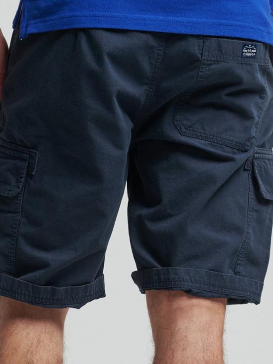 stillFront image of superdry-vintage-cargo-shorts-navy