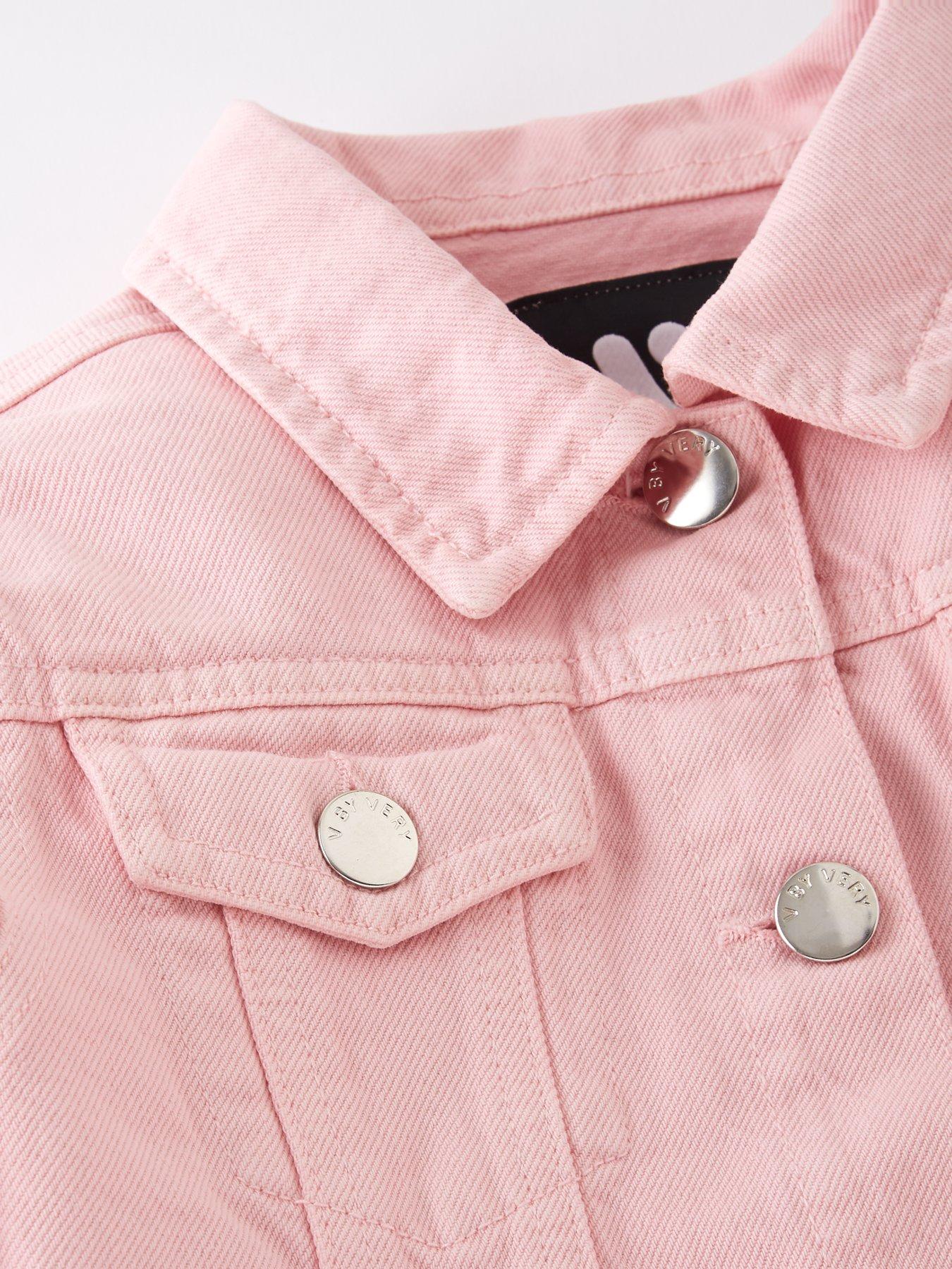 Baby girl outlet pink denim jacket