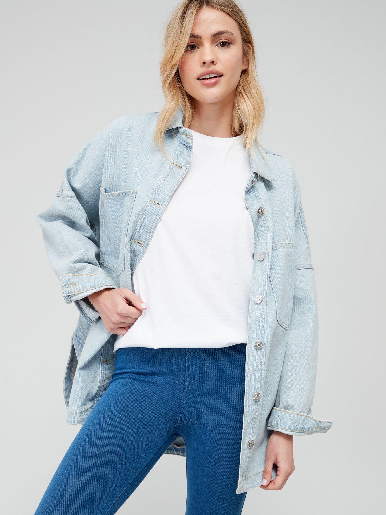  image of v-by-very-denim-look-jegging-blue