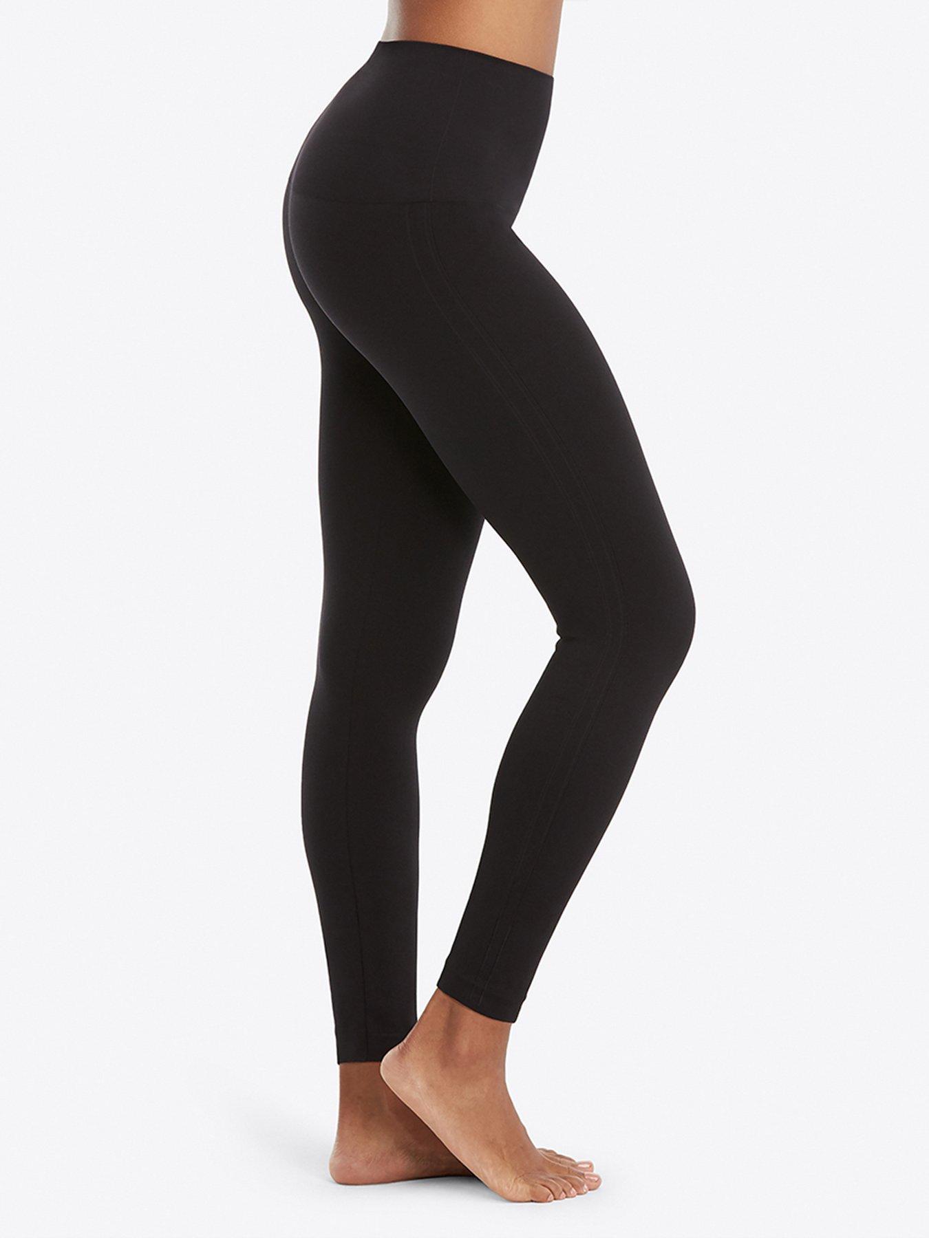Image 4 of 4 of Spanx Seamless Ecocare Medium Control Leggings - Black