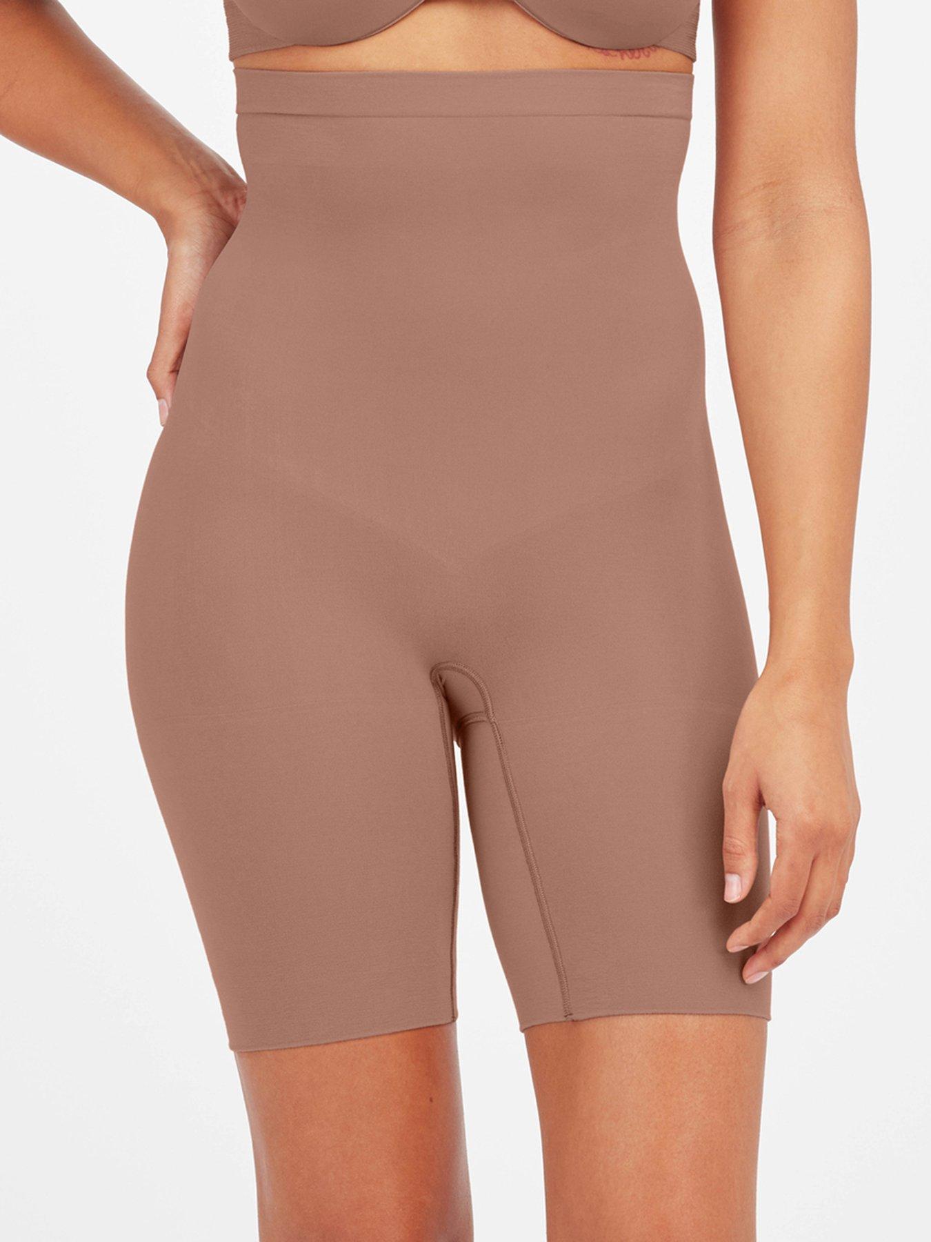 Spanx Everyday Seamless Shaping High Waisted Short - Café Au Lait