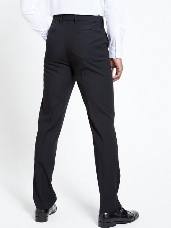 stillFront image of everyday-regular-suit-trousers-black