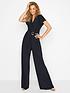  image of long-tall-sally-navy-ity-wrap-jumpsuit