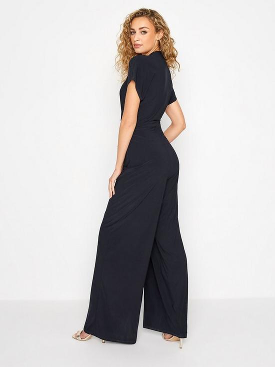 stillFront image of long-tall-sally-navy-ity-wrap-jumpsuit