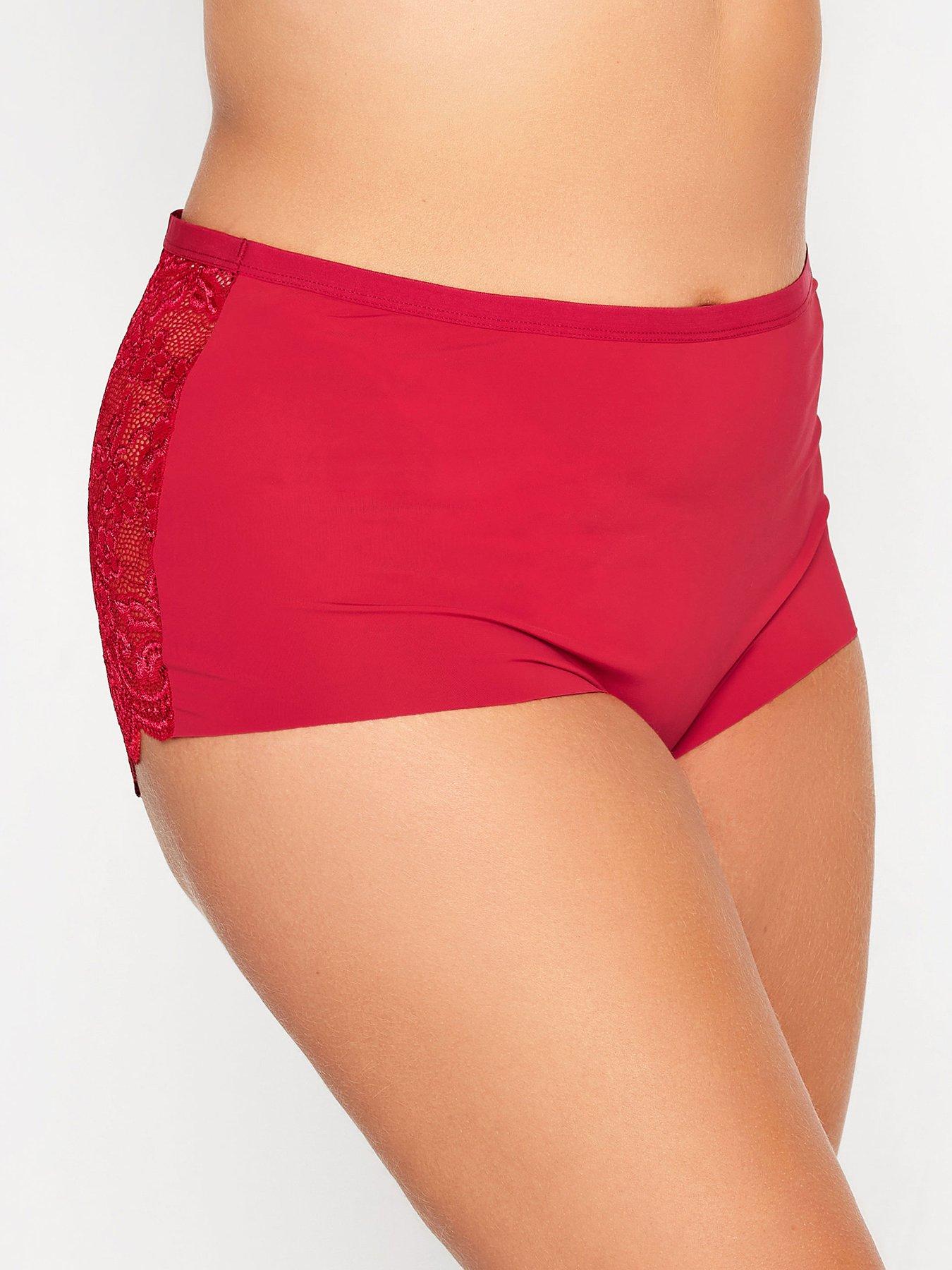 Image 2 of 2 of Yours 3pk Lace Back Full Briefs