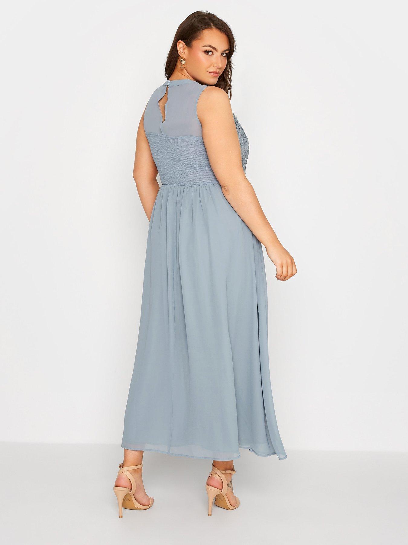 Yours Lace Chiffon Maxi Dress littlewoods