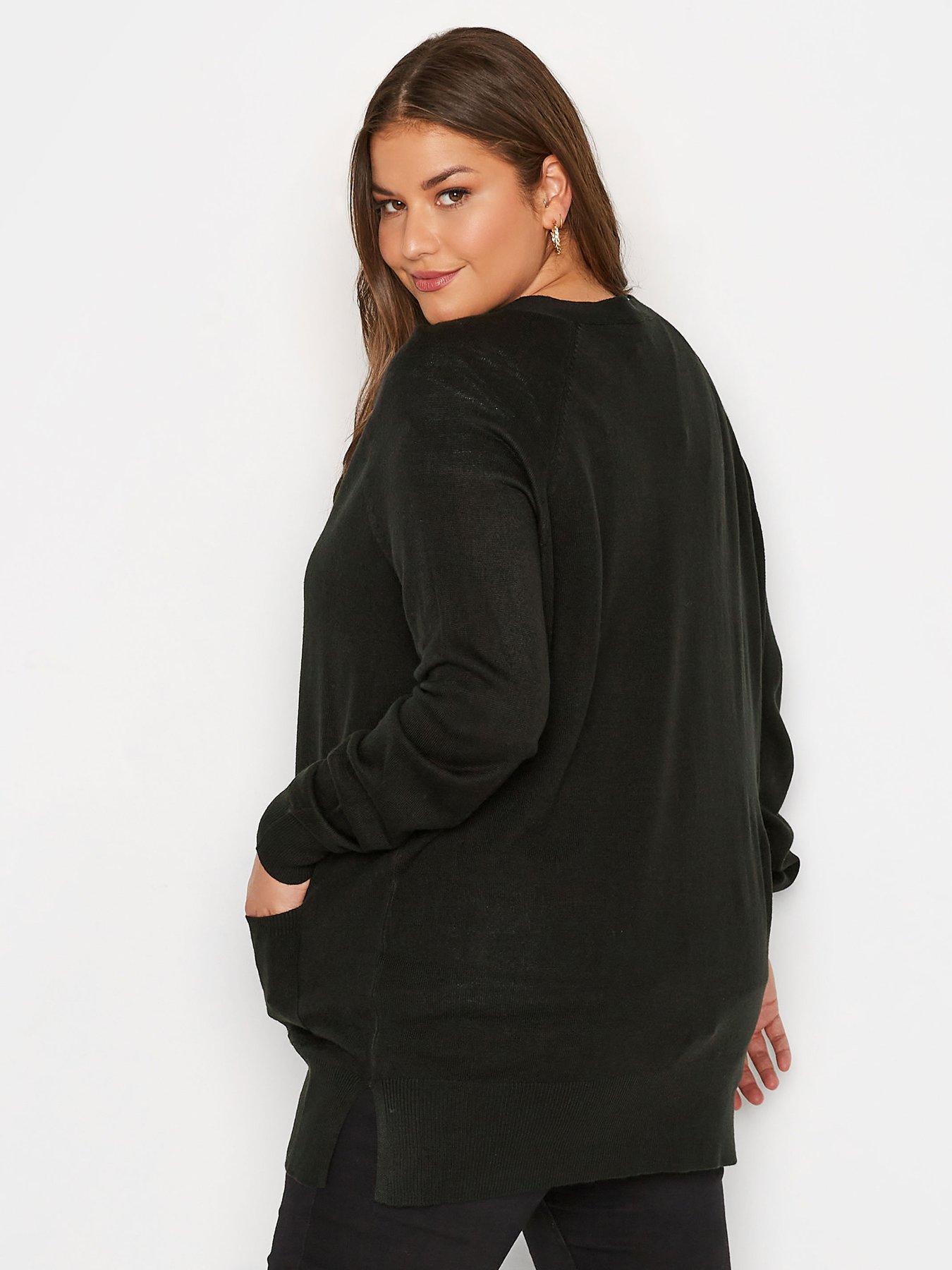  image of yours-boyfriend-cardigan-black