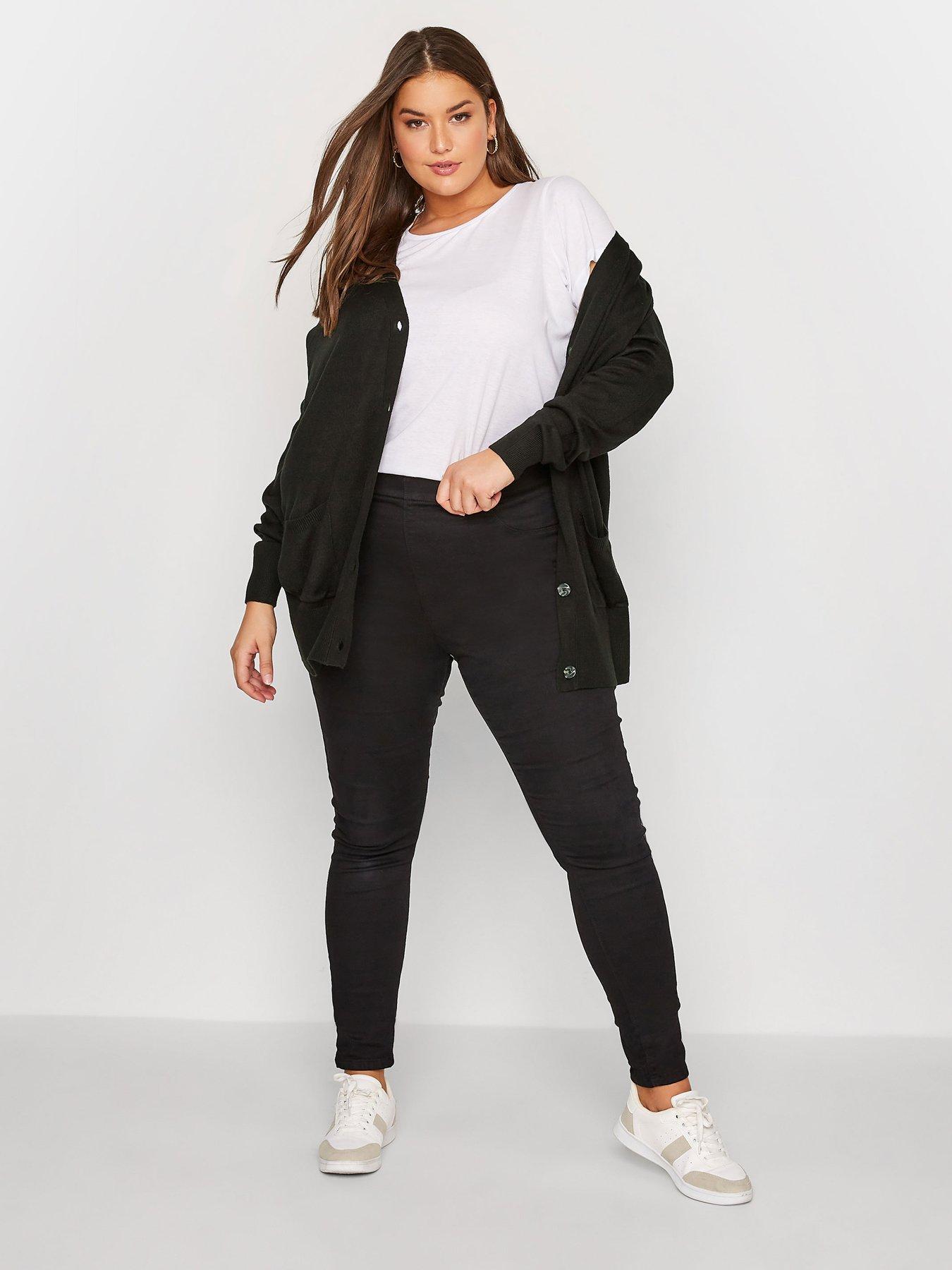  image of yours-boyfriend-cardigan-black
