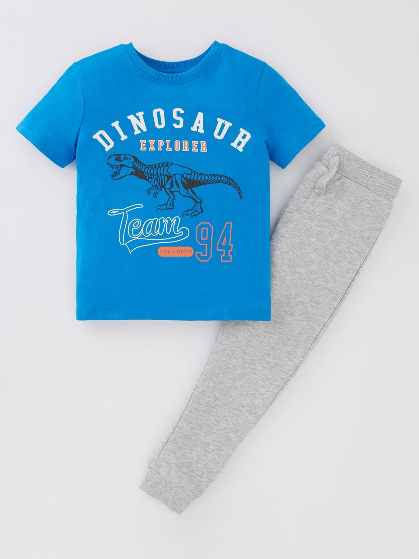 everyday-boys-dino-short-sleeve-t-shirt-and-jogger-set-blue