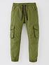  image of mini-v-by-very-boys-cargo-trouser-olive