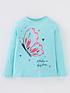  image of everyday-girls-butterfly-long-sleeve-t-shirt-blue