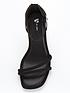  image of v-by-very-braxton-wide-fit-barely-there-heeled-sandal-black