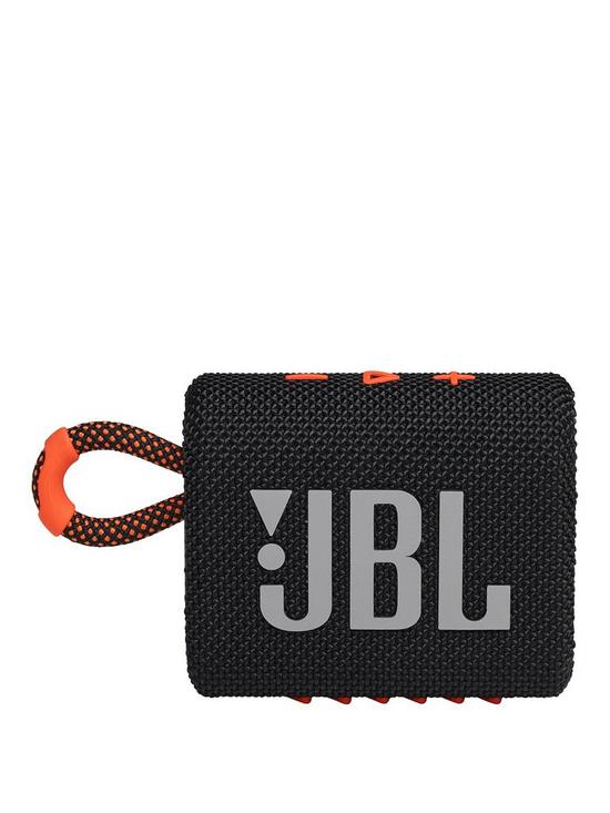 stillFront image of jbl-gonbsp3-portable-bluetooth-speaker-orangeblack