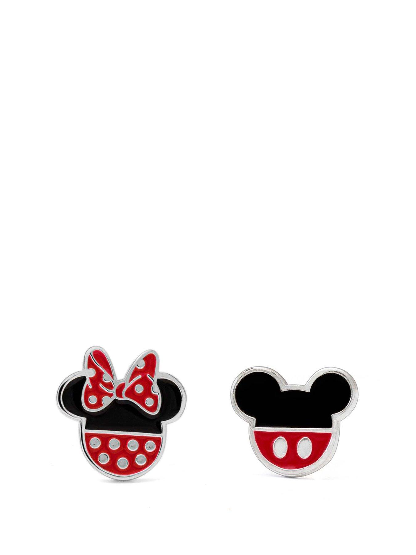 Sterling silver mickey mouse on sale earrings