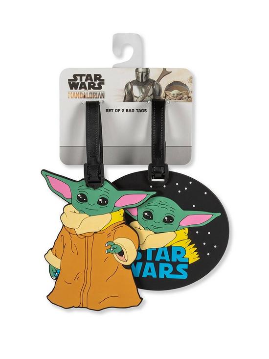 front image of disney-star-wars-baby-yoda-multicoloured-2-piece-luggage-tags-vt700241lph