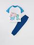  image of peppa-pig-george-pig-3-piece-hoody-t-shirt-and-jogger-set-blue