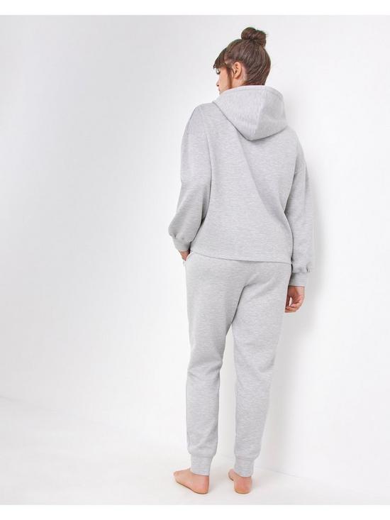 stillFront image of figleaves-luxurious-hoodie-amp-jogger-set-grey