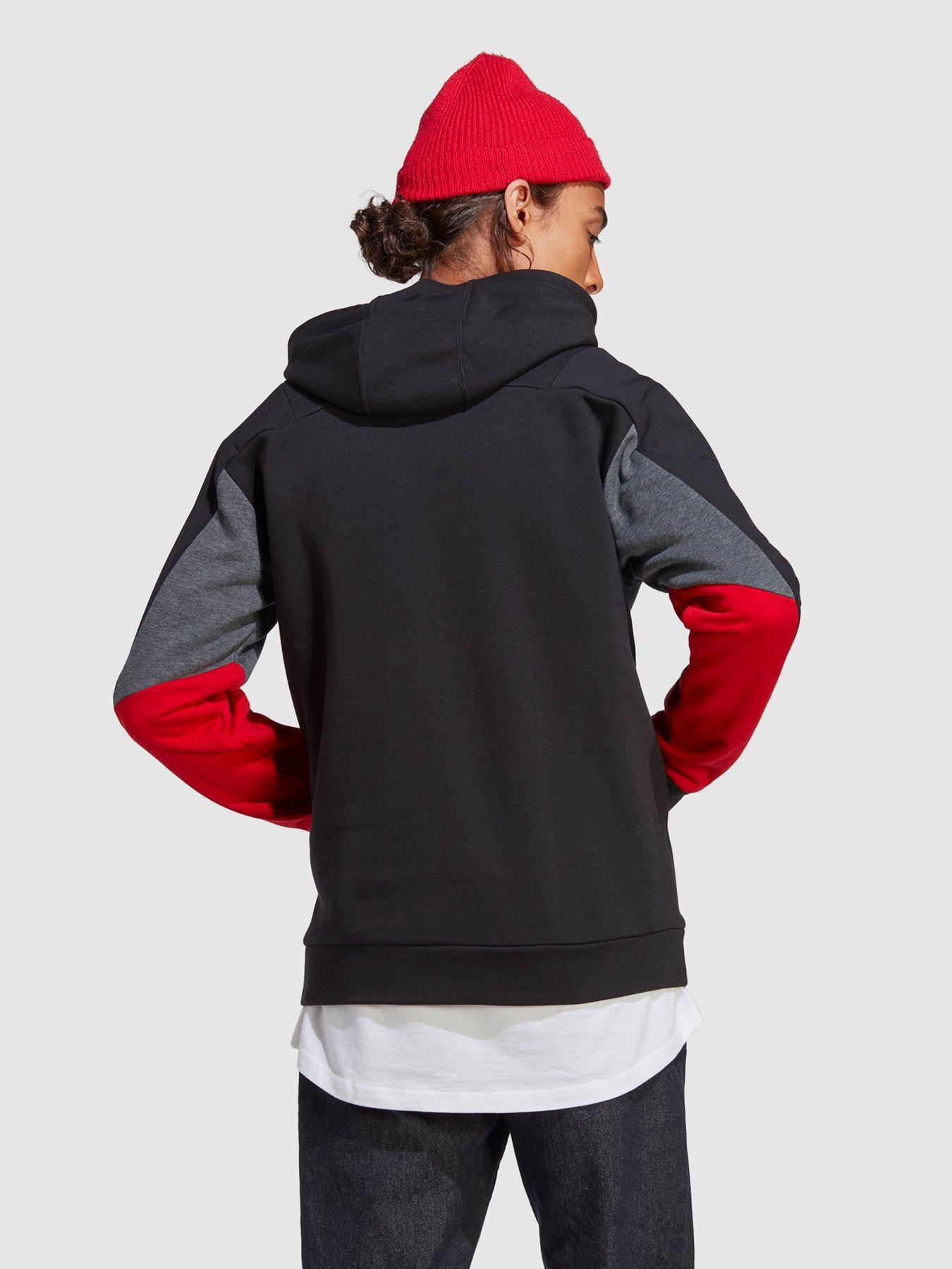 Men's adidas essential store colorblock pullover hoodie