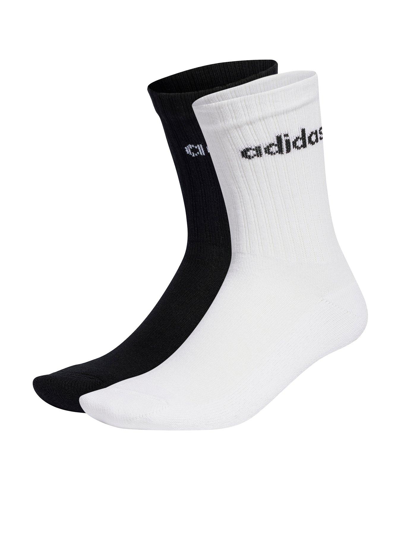 front image of adidas-sportswear-unisex-3-pack-cushioned-linear-crew-socks-whitegrey