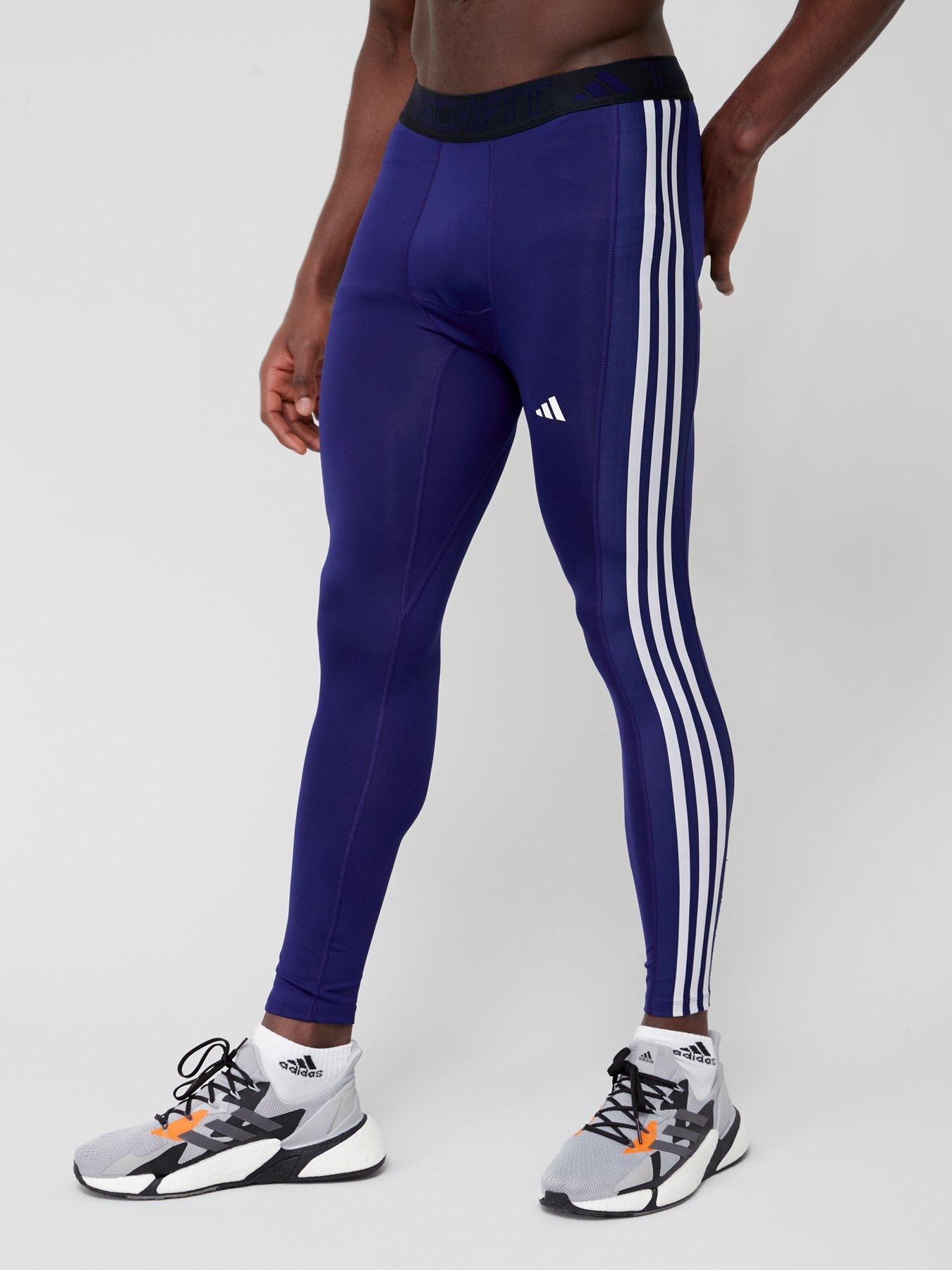 Buy adidas Navy Sportswear 3 Stripes Leggings from the Next UK