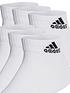  image of adidas-sportswear-cushioned-ankle-socks-6-pairs-whiteblack